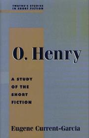 Cover of: O. Henry: A Study of the Short Fiction (Twayne's Studies in Short Fiction)