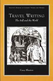 Cover of: Travel writing by Casey Blanton