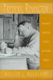 Cover of: Frederic Remington by Roscoe L. Buckland