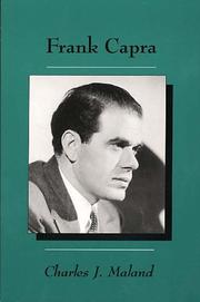 Cover of: Frank Capra (Twayne's Filmmakers Series)