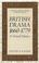 Cover of: British drama, 1660-1779