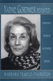 Cover of: Nadine Gordimer revisited by Barbara Temple-Thurston