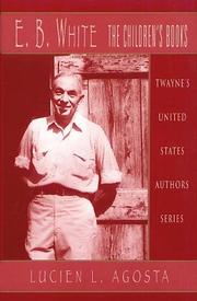 Cover of: E.B. White