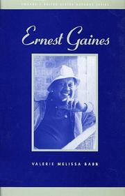 Cover of: Ernest Gaines