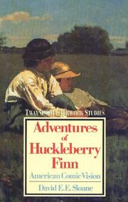 Cover of: Adventures of Huckleberry Finn by David E. E. Sloane