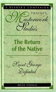 Cover of: The return of the native: Saint George defeated