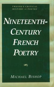 Cover of: Nineteenth-century French poetry