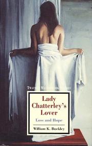 Cover of: Lady Chatterley's lover: loss and hope