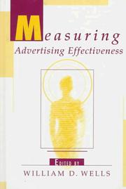 Cover of: Measuring advertising effectiveness