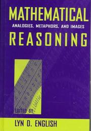 Cover of: Mathematical Reasoning: Analogies, Metaphors, and Images (Studies in Mathematical Thinking and Learning)