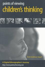 Cover of: Points of viewing children's thinking: a digital ethnographer's journey