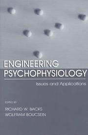 Engineering Psychophysiology by Wolfram Boucsein