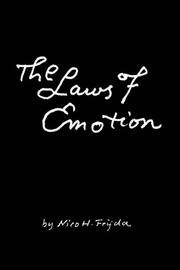Cover of: The Laws of Emotion | Nico H. Frijda