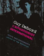 Cover of: Guy Debord and the Situationist International by Tom McDonough
