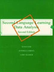 Cover of: Second language learning data analysis by Susan M. Gass