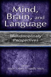 Mind, brain, and language by Marie T. Banich