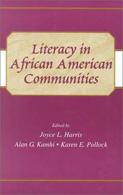 Cover of: Literacy in African American Communities by 