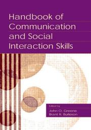 Cover of: Handbook of Communication and Social Interaction Skills (Lea's Communication Series) by 