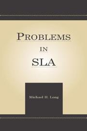 Cover of: Problems in SLA by Michael H. Long