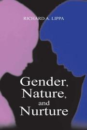 Cover of: Gender, Nature, and Nurture