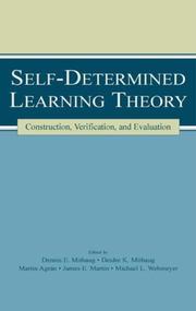 Cover of: Self-determined Learning Theory: Construction, Verification, and Evaluation