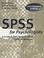 Cover of: SPSS for Psychologists