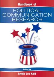 Cover of: Handbook of Political Communication Research (Lea's Communication Series)