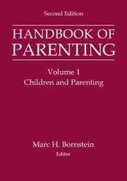 Cover of: Handbook of Parenting, Second Edition: Volume 1: Children and Parenting