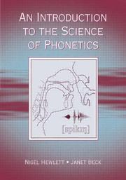 Cover of: An introduction to the science of phonetics