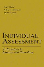 Cover of: Individual Assessment: As Practiced in Industry and Consulting (Volume in the Applied Psychology Series)