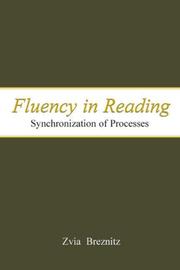 Fluency in reading by Zvia Breznitz