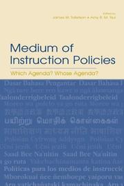 Cover of: Medium of Instruction Policies by 