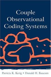 Cover of: Couple Observational Coding Systems