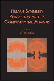 Cover of: Human symmetry perception and its computational analysis