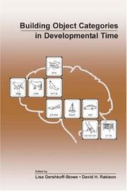 Building object categories in developmental time by Melissa Bowerman
