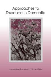 Cover of: Approaches to Discourse in Dementia