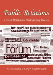 Cover of: Public Relations by 