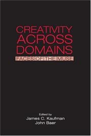 Cover of: Creativity Across Domains: Faces of the Muse
