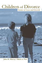 Cover of: Children of Divorce: Stories of Loss and Growth