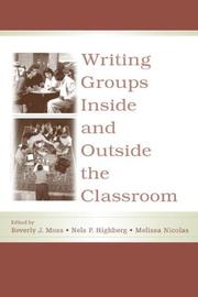Cover of: Writing groups inside and outside the classroom