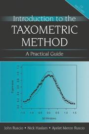 Cover of: Introduction to the Taxometric Method by John Ruscio, Nick Haslam, Ayelet Meron Ruscio