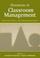 Cover of: Handbook of classroom management