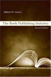 Cover of: The book publishing industry