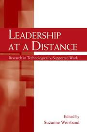 Leadership at a Distance by Suzanne P. Weisband