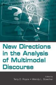 Cover of: New Directions in the Analysis of Multimodal Discourse