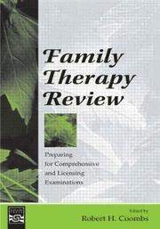 Cover of: Family Therapy Review: Preparing for Comprehensive and Licensing Examinations