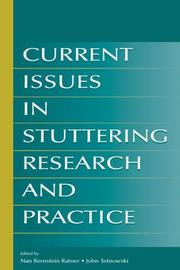 Cover of: Current issues in stuttering research and practice