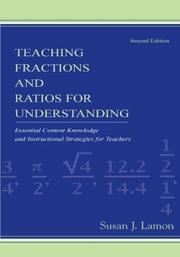 Cover of: Teaching Fractions And Ratios For Understanding by Susan J. Lamon, Susan J. Lamon