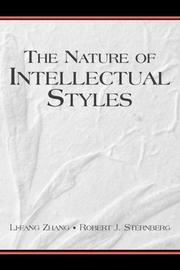 Cover of: The nature of intellectual styles by Li-fang Zhang
