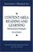 Cover of: Content Area Literacy And Learning